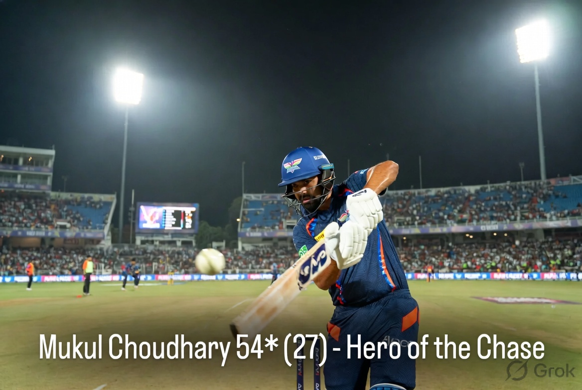 Image related to  KKR vs LSG IPL 2026: LSG Wins Thriller by 3 Wickets